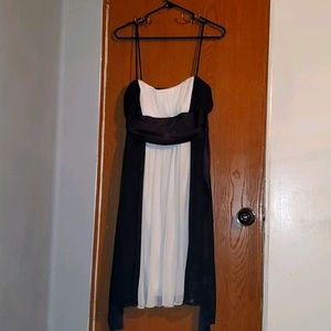 Black and white dress